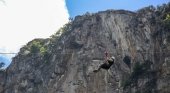 Tirolina de Camaleño. Foto tomada de El Diario Montañés