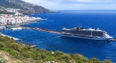 MSC Seaview en el dique este del puerto de Santa Cruz de La Palma Foto Cedida