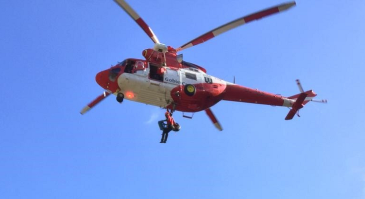 Helicóptero del Grupo de Emergencias y Salvamento (GES)