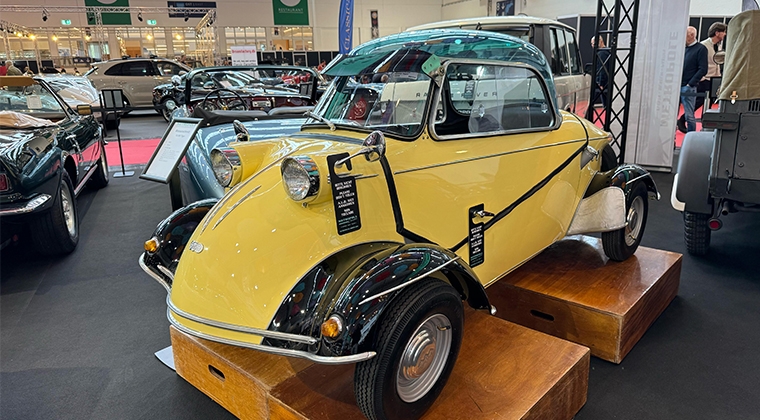 Messerschmitt KR 200, otro microcoche de los años 50, de tres ruedas y diseño inspirado en la cabina de un avión | Foto: Tourinews©