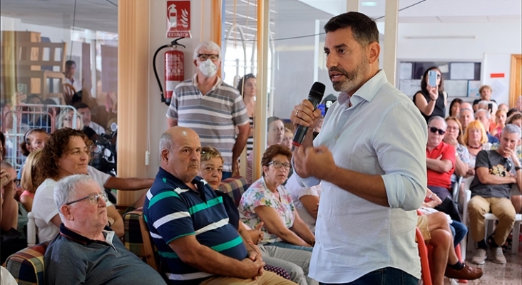 Marichal durante un encuentro con ciudadanos | Foto: Cedida