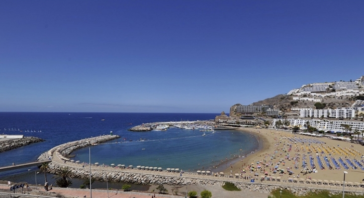 Playa de Puerto Rico, en Mogán (Gran Canaria) | Foto: Ayto. de Mogán