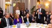 Zurab Pololikashvili, secretario general de ONU Turismo, durante su participación en Madrid en el ‘Nueva Economía Fórum’