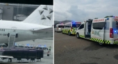 Un muerto y decenas de heridos por las fuertes turbulencias a bordo de un avión|Fotos vía X