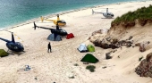 Una nueva moda turística cargada de contrastes el heli camping