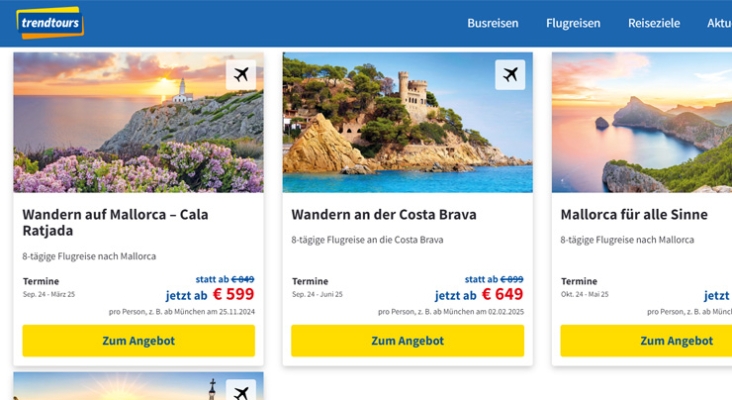 Nueva oferta de turismo activo de Trendtours